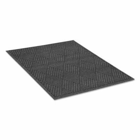 MILLENNIUM MAT CO Guardian, Ecoguard Diamond Floor Mat, Rectangular, 48 X 96, Charcoal EGDFB040804
